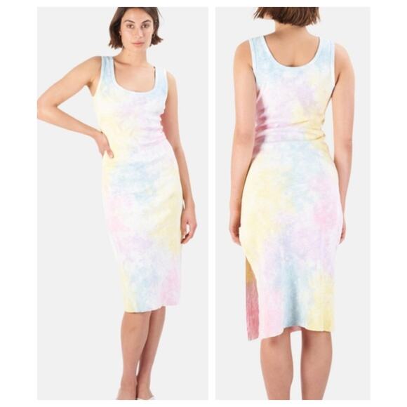 LoveShackFancy Citra Tie Dye Tank Midi Dress Size Large - Picture 5 of 13